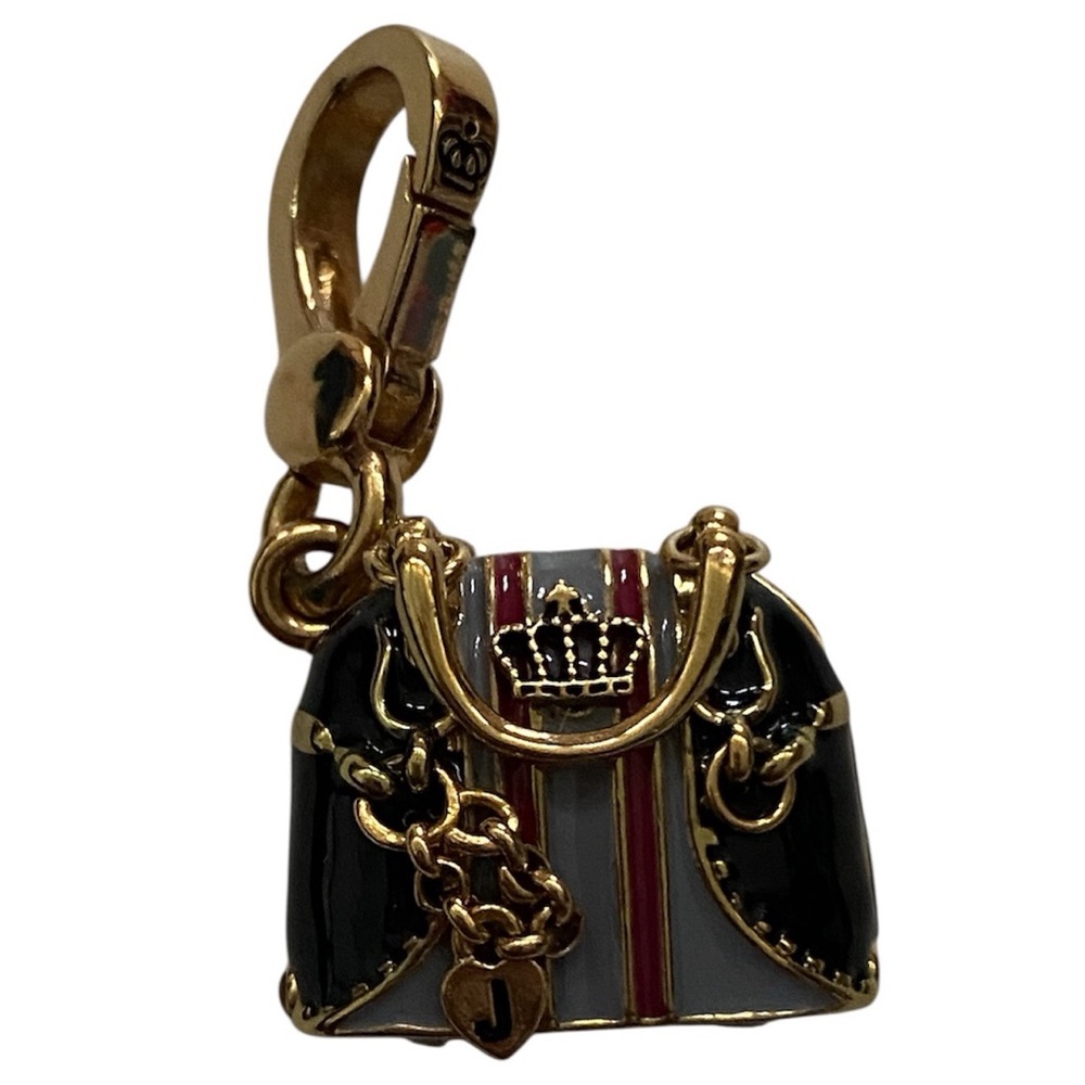 Juicy Couture equestrian enamel purse charm